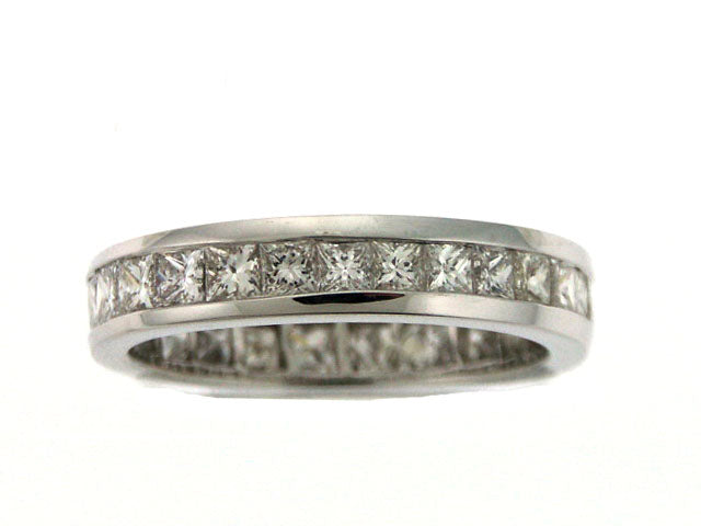 Princess Diamond Eternity Ring In 18k White Gold (1.85 Ct. Tw.)