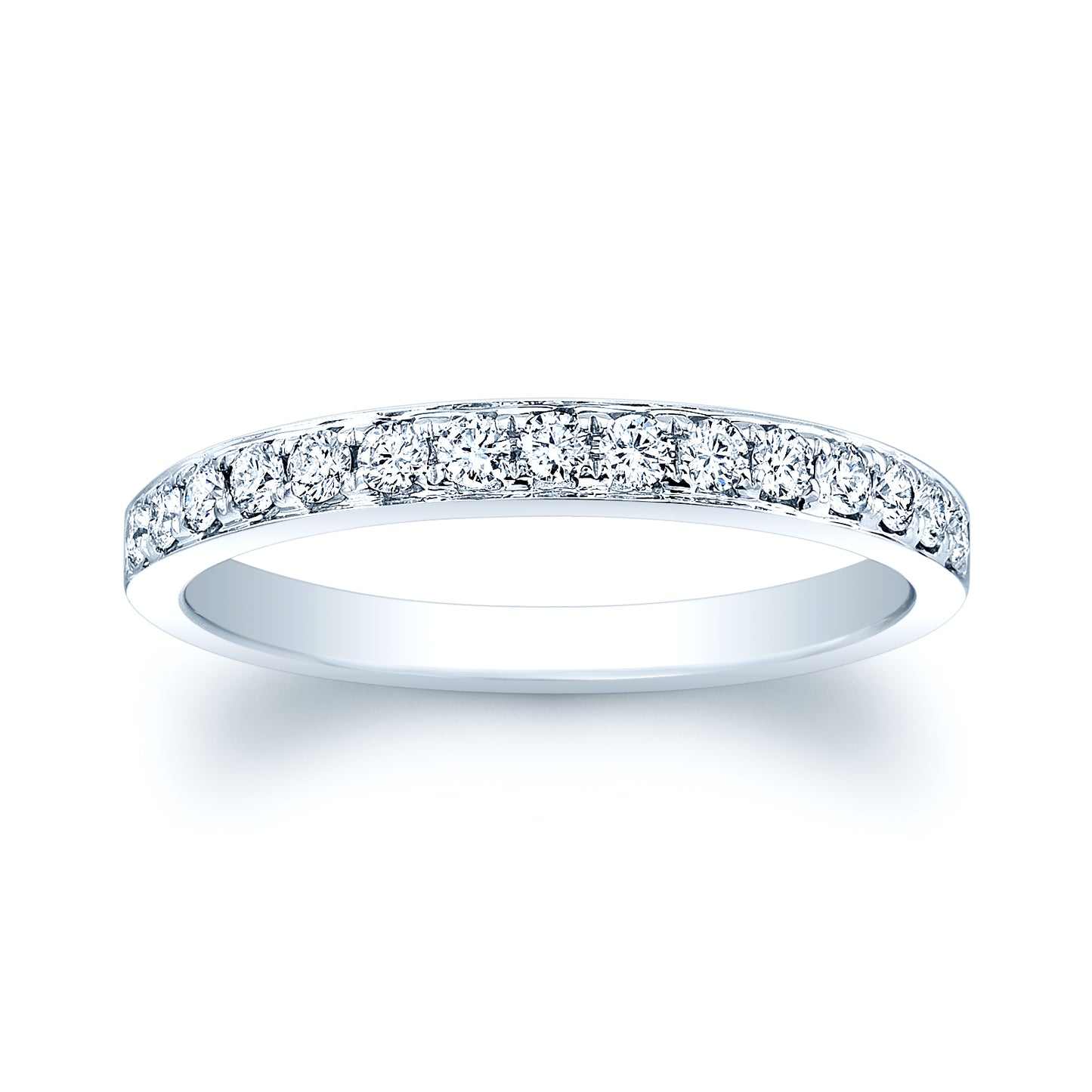 Coronet 2-1/2ct Equiv Bridal Set 14k White Gold