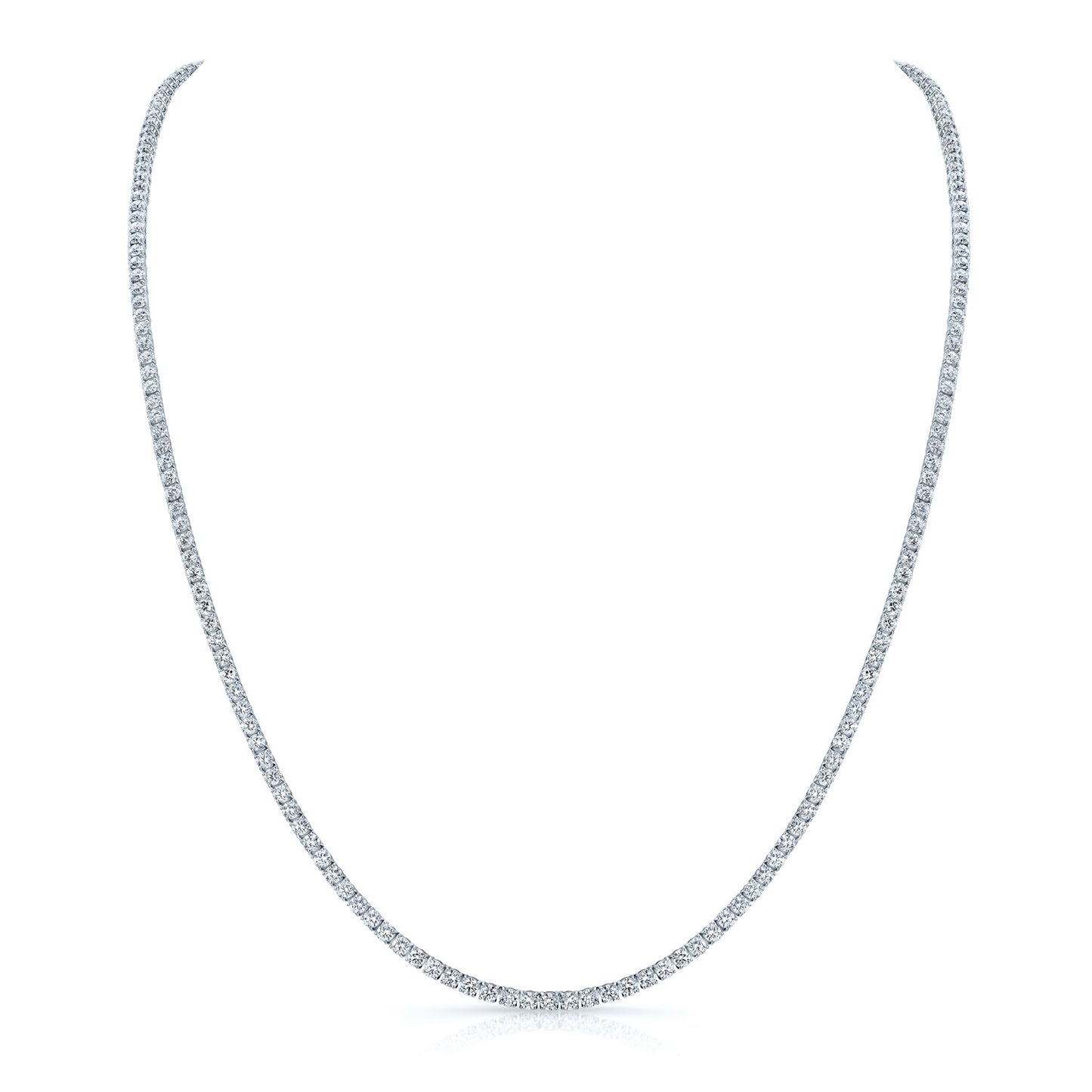 18kw 78.50 Ctw Diamond Opera Necklace 1/2's
