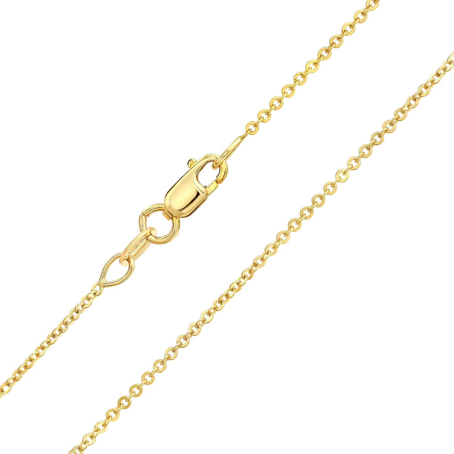 Diamond Loops Pendant In 14k Yellow Gold