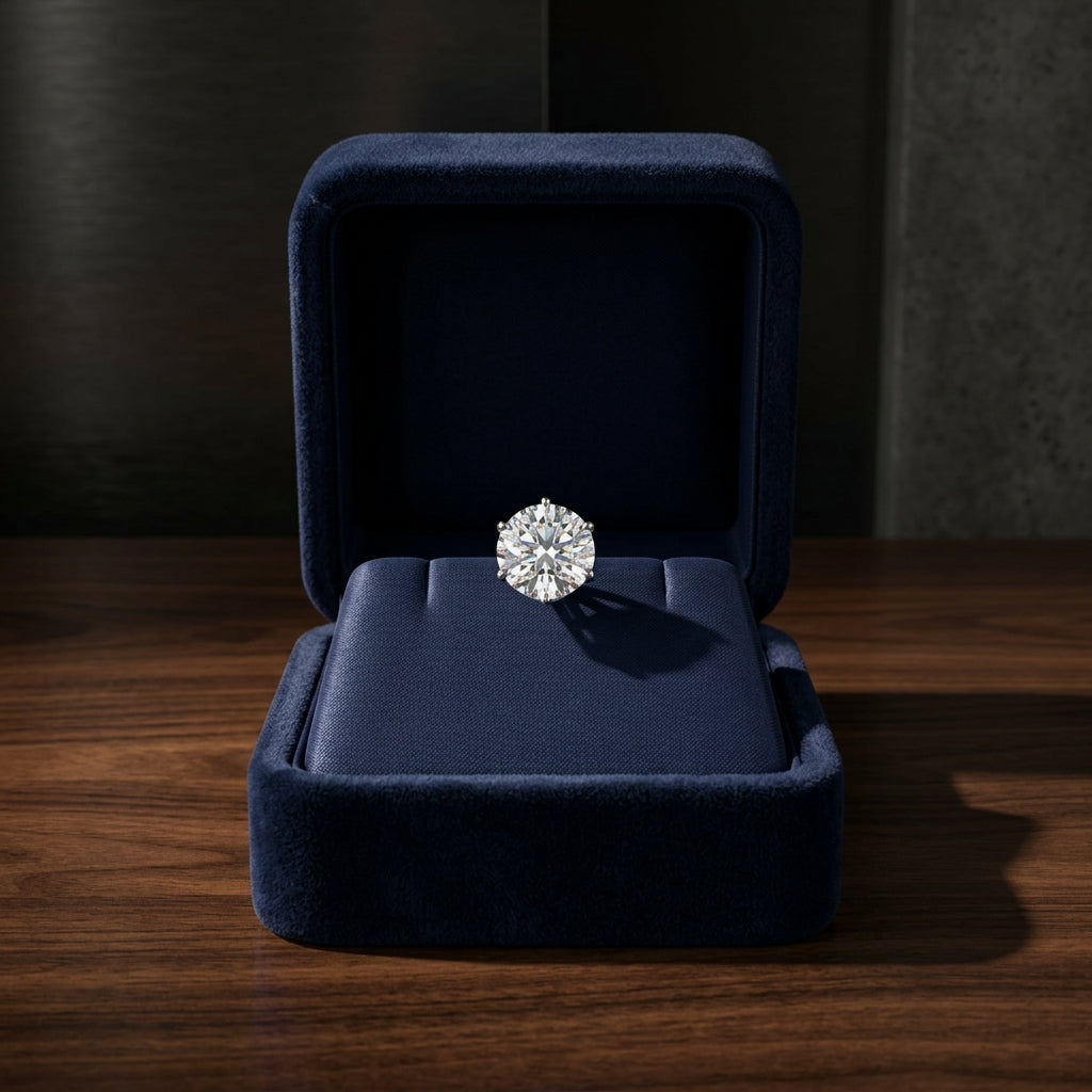 14k Yellow Gold 3-prong Round Brilliant Diamond Stud Earrings (2.09 Ct. T.w., Vs1-vs2 Clarity, H-i Color) — gift presentation