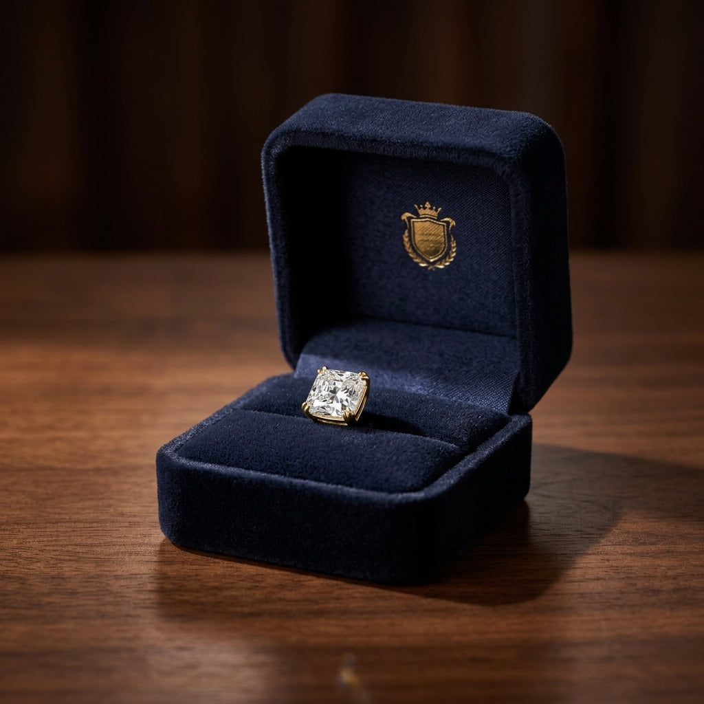 14k Yellow Gold 8-prong Round Brilliant Diamond Stud Earrings (2.09 Ct. T.w., Si1-si2 Clarity, H-i Color) — gift presentation