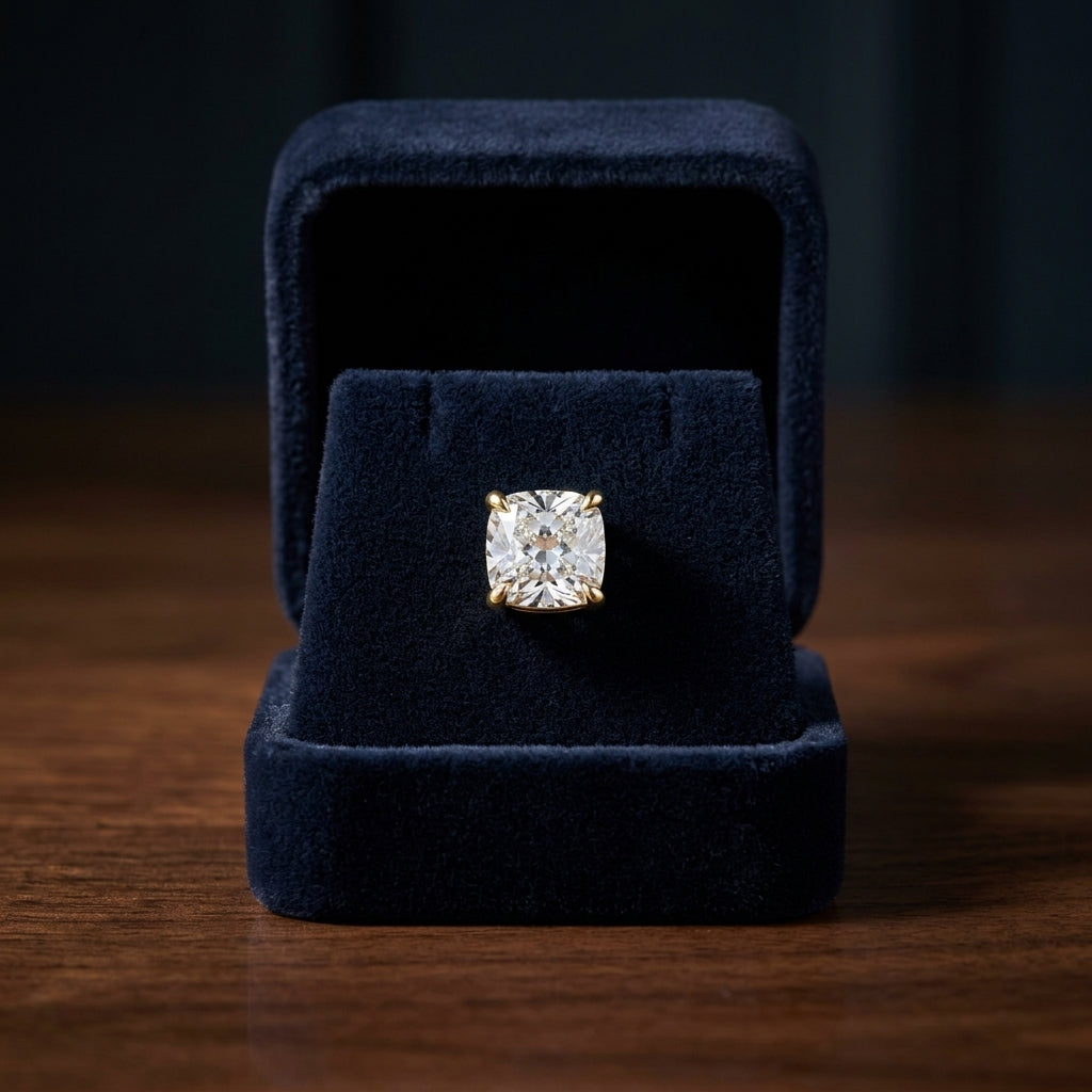 14k Yellow Gold 8-prong Round Brilliant Diamond Stud Earrings (2.09 Ct. T.w., Vs1-vs2 Clarity, H-i Color) — gift presentation