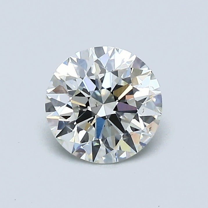0.71 Carat Round Diamond, I Color, VS2 Clarity