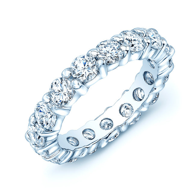 Diamond Eternity Ring In 14k White Gold