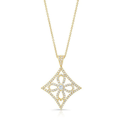 Diamond Pendant In 14k Yellow Gold (7/8 Ct. Tw.)