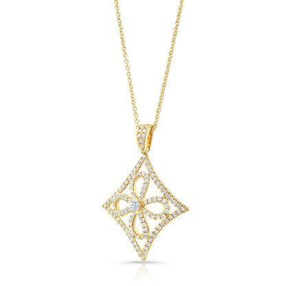 Diamond Pendant In 14k Yellow Gold (7/8 Ct. Tw.)