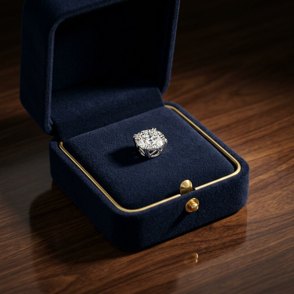 18k White Gold 4-prong Round Brilliant Diamond Stud Earrings (0.75 Ct. T.w., Vs1-vs2 Clarity, H-i Color) — gift presentation