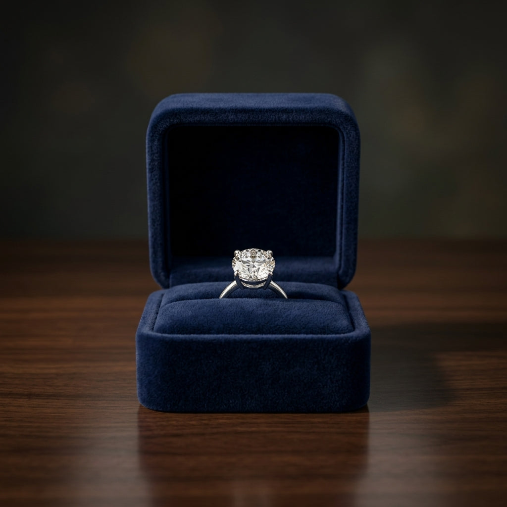 18k White Gold 4-prong Round Brilliant Diamond Stud Earrings (0.75 Ct. T.w., Si1-si2 Clarity, J-k Color) — gift presentation