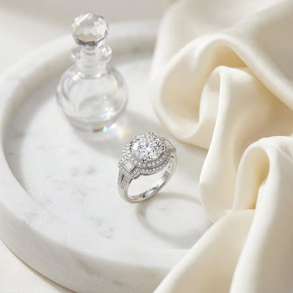 18k White Gold Bezel Set Round Brilliant Diamond Stud Earrings (1.06 Ct. T.w., Vs1-vs2 Clarity, F-g Color) — atelier still life
