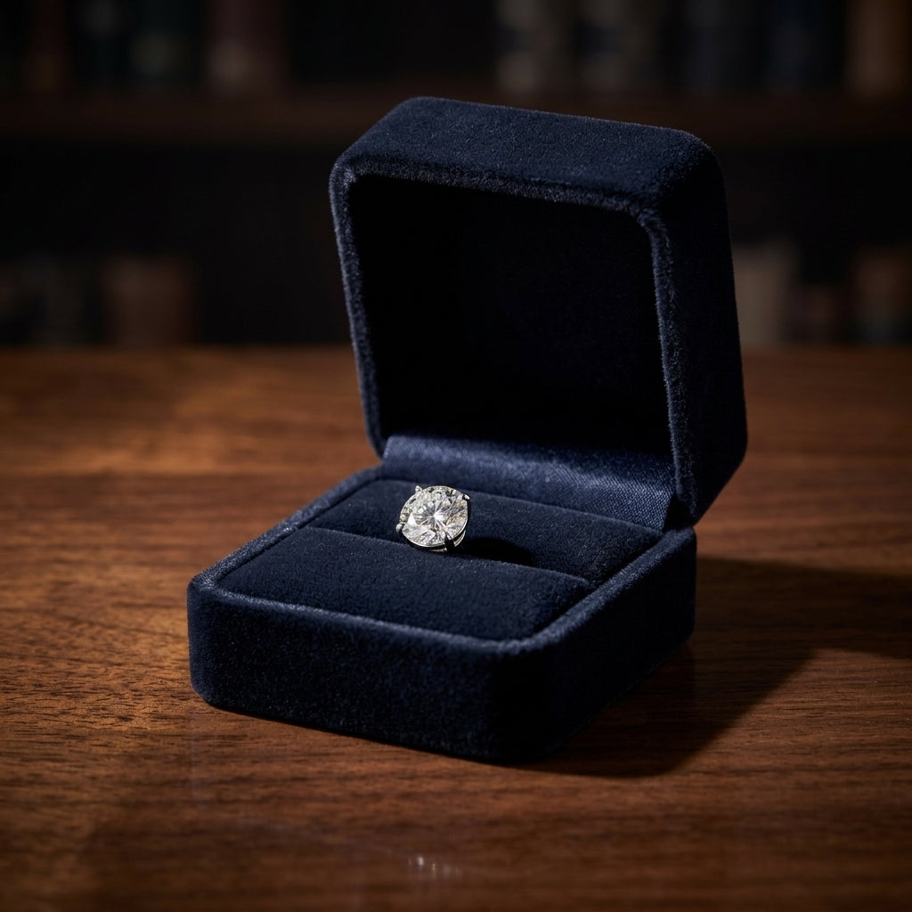 18k White Gold Bezel Set Round Brilliant Diamond Stud Earrings (1.06 Ct. T.w., Vs1-vs2 Clarity, H-i Color) — gift presentation