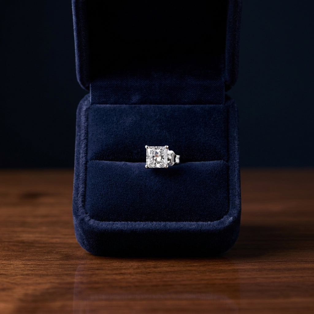 18k White Gold 8-prong Round Brilliant Diamond Stud Earrings (0.75 Ct. T.w., Si1-si2 Clarity, J-k Color) — gift presentation