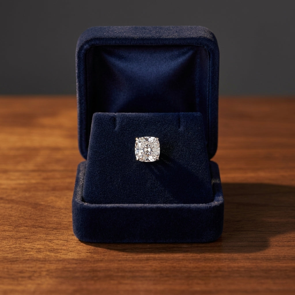 18k White Gold 8-prong Round Brilliant Diamond Stud Earrings (1.47 Ct. T.w., Si1-si2 Clarity, H-i Color) — gift presentation