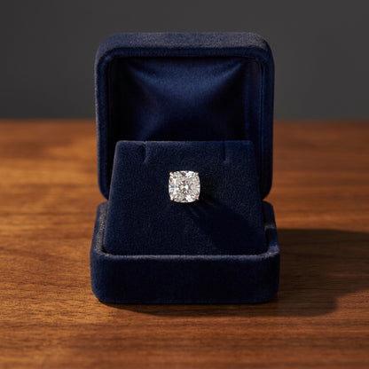 18k White Gold 8-prong Round Brilliant Diamond Stud Earrings (1.47 Ct. T.w., Si1-si2 Clarity, H-i Color) — gift presentation