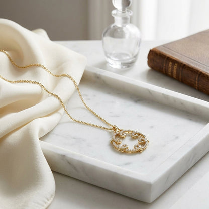 Diamond Fashion Pendant In 18k Yellow Gold — atelier still life
