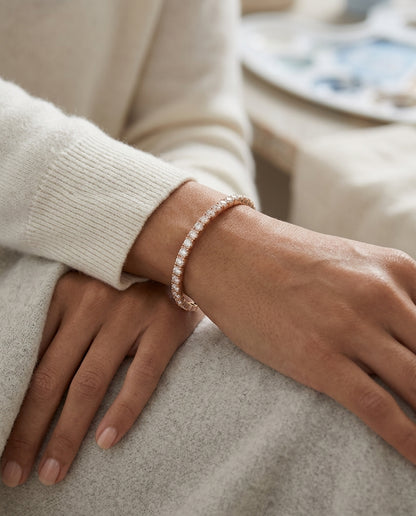 Diamond Flexible Cuff Bracelet In 18k Yellow Gold — editorial close-up