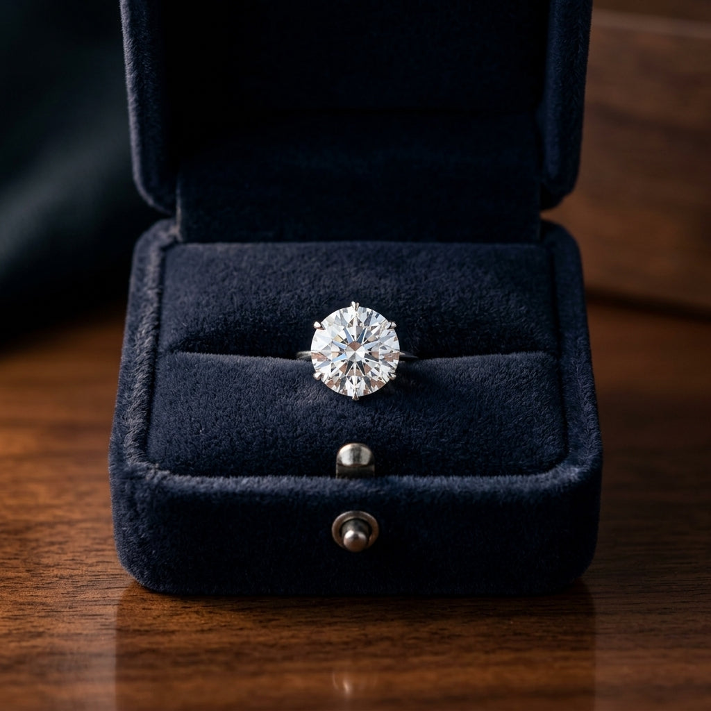 18k Yellow Gold 3-prong Round Brilliant Diamond Stud Earrings (0.75 Ct. T.w., Si1-si2 Clarity, J-k Color) — gift presentation