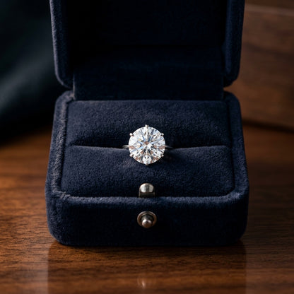 18k Yellow Gold 3-prong Round Brilliant Diamond Stud Earrings (0.75 Ct. T.w., Si1-si2 Clarity, J-k Color) — gift presentation