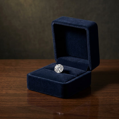 18k Yellow Gold 3-prong Round Brilliant Diamond Stud Earrings (1.06 Ct. T.w., Vs1-vs2 Clarity, F-g Color) — gift presentation