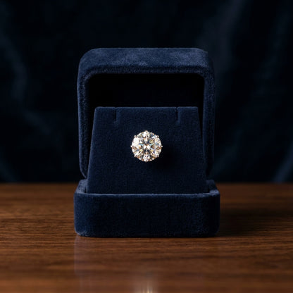 18k Yellow Gold 3-prong Round Brilliant Diamond Stud Earrings (1 Ct. T.w., Si1-si2 Clarity, H-i Color) — gift presentation