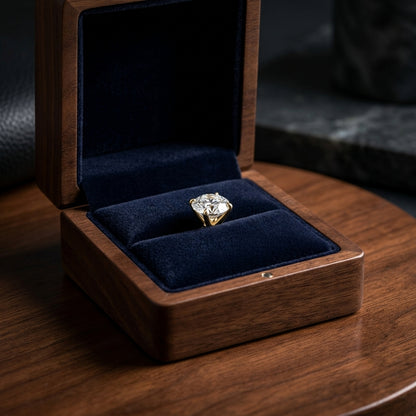 18k Yellow Gold 3-prong Round Brilliant Diamond Stud Earrings (1 Ct. T.w., Si1-si2 Clarity, J-k Color) — gift presentation