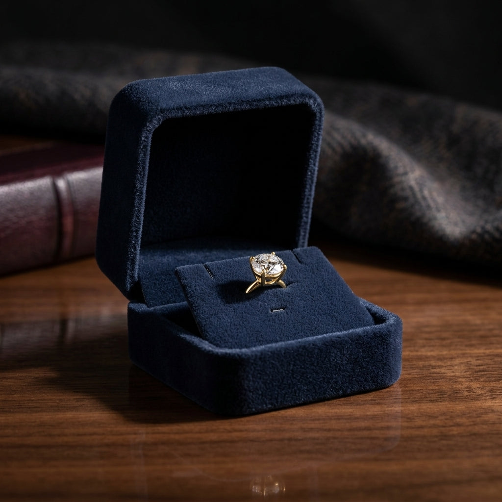 18k Yellow Gold 4-prong Round Brilliant Diamond Stud Earrings (1 Ct. T.w., Si1-si2 Clarity, H-i Color) — gift presentation