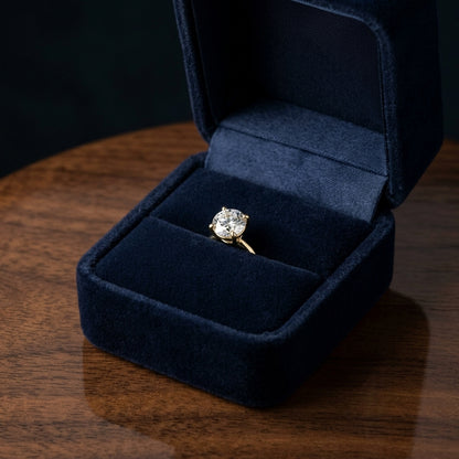 18k Yellow Gold 4-prong Round Brilliant Diamond Stud Earrings (1 Ct. T.w., Si1-si2 Clarity, J-k Color) — gift presentation