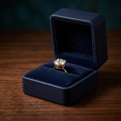 18k Yellow Gold 8-prong Round Brilliant Diamond Stud Earrings (1.47 Ct. T.w., Si1-si2 Clarity, H-i Color) — gift presentation