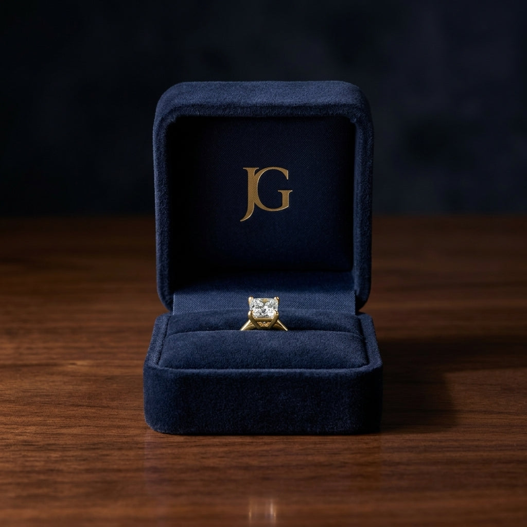 18k Yellow Gold 8-prong Round Brilliant Diamond Stud Earrings (2.09 Ct. T.w., Vs1-vs2 Clarity, H-i Color) — gift presentation