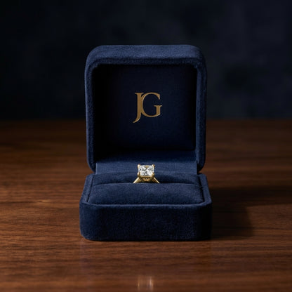 18k Yellow Gold 8-prong Round Brilliant Diamond Stud Earrings (2.09 Ct. T.w., Vs1-vs2 Clarity, H-i Color) — gift presentation