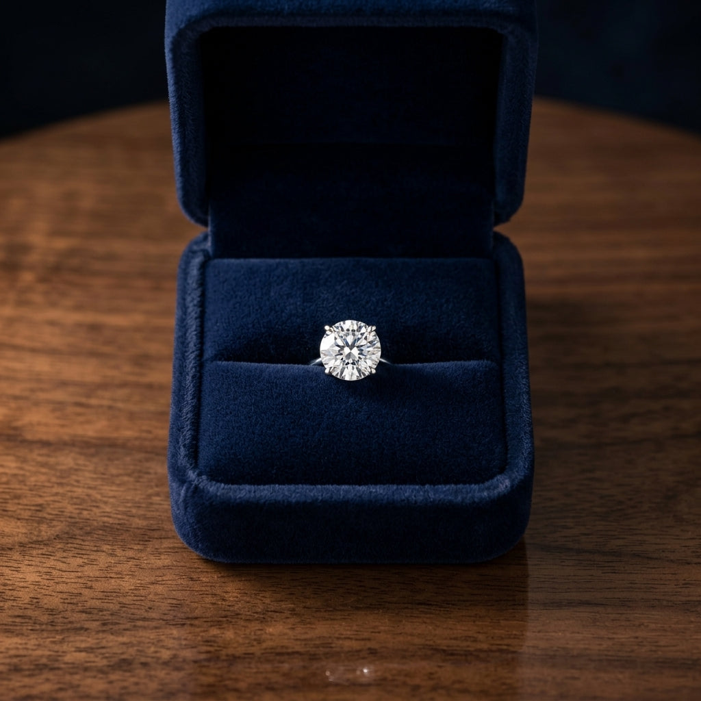 14k Rose Gold 4-prong Round Brilliant Diamond Stud Earrings (0.75 Ct. T.w., Vs1-vs2 Clarity, F-g Color) — gift presentation