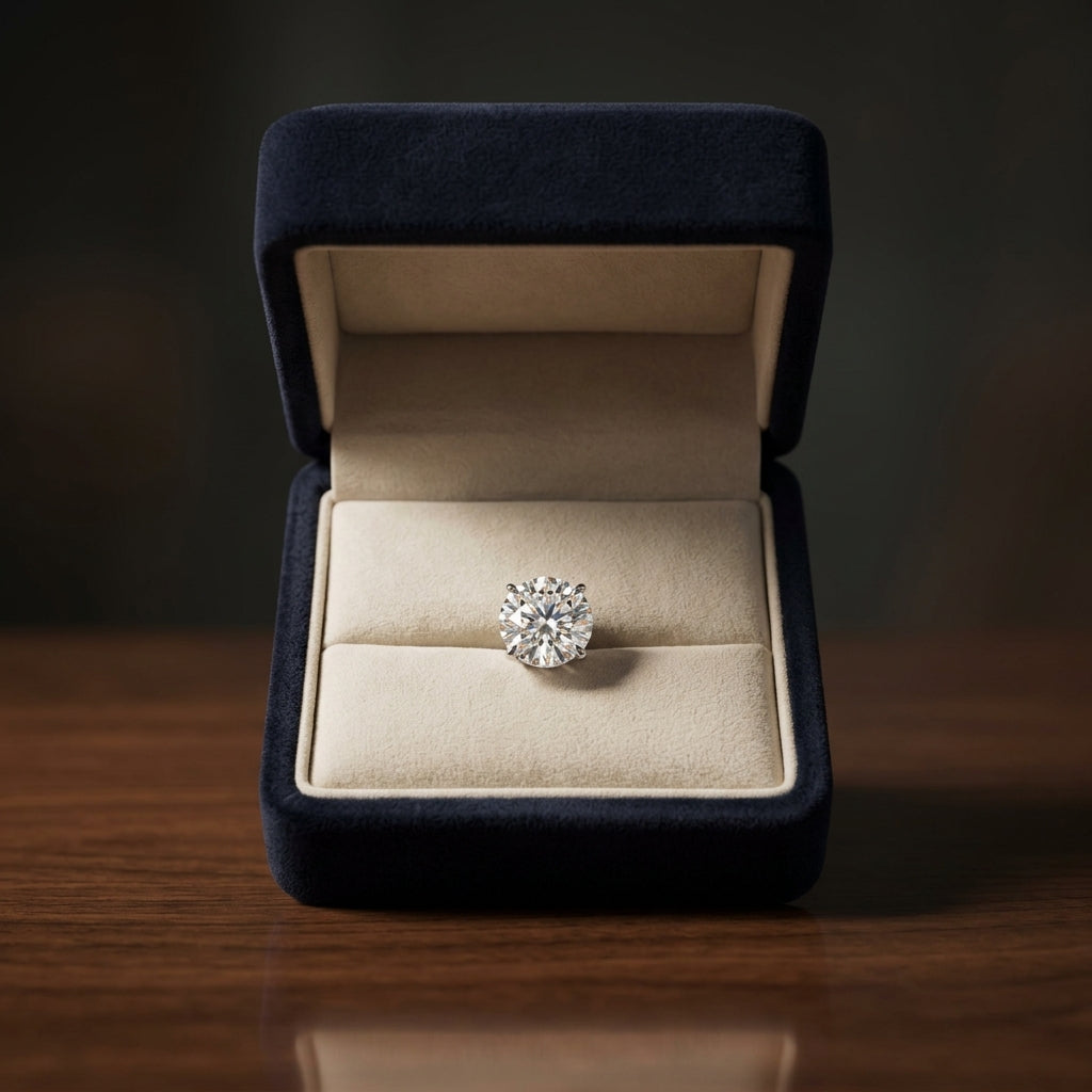 14k Rose Gold 4-prong Round Brilliant Diamond Stud Earrings (0.75 Ct. T.w., Si1-si2 Clarity, H-i Color) — gift presentation
