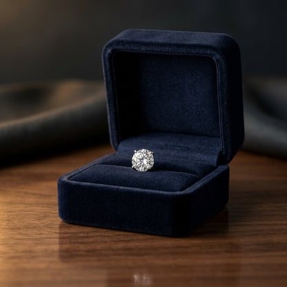 14k Rose Gold 4-prong Round Brilliant Diamond Stud Earrings (2.09 Ct. T.w., Vs1-vs2 Clarity, H-i Color) — gift presentation
