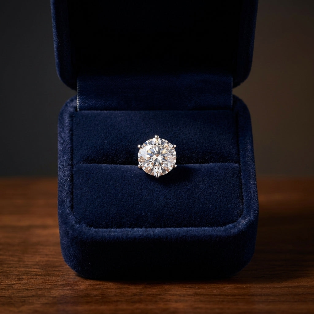 14k Rose Gold Bezel Set Round Brilliant Diamond Stud Earrings (0.75 Ct. T.w., Vs1-vs2 Clarity, H-i Color) — gift presentation