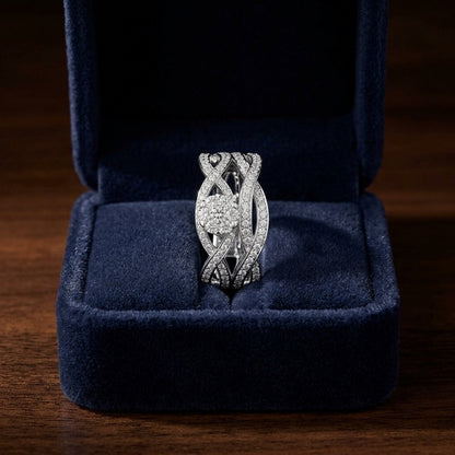 Diamond Infinity Eng Ring In 14k White Gold — gift presentation