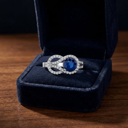 Diamond Belt Buckle Ring In 14k White Gold (1-1/3 Ct.tw.) — gift presentation