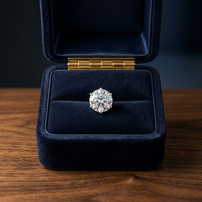 14k White Gold 3-prong Round Brilliant Diamond Stud Earrings (0.75 Ct. T.w., Vs1-vs2 Clarity, F-g Color) — gift presentation