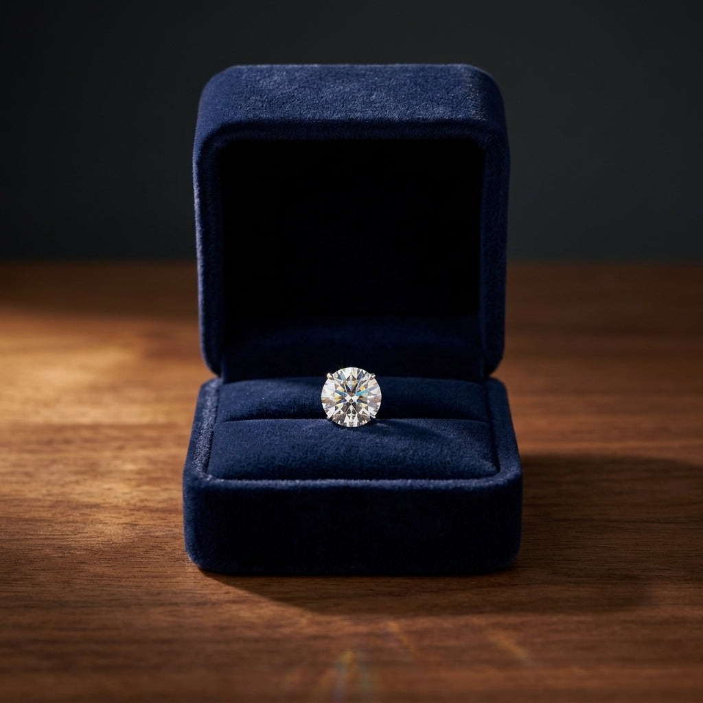 14k White Gold Bezel Set Round Brilliant Diamond Stud Earrings (0.75 Ct. T.w., Vs1-vs2 Clarity, F-g Color) — gift presentation