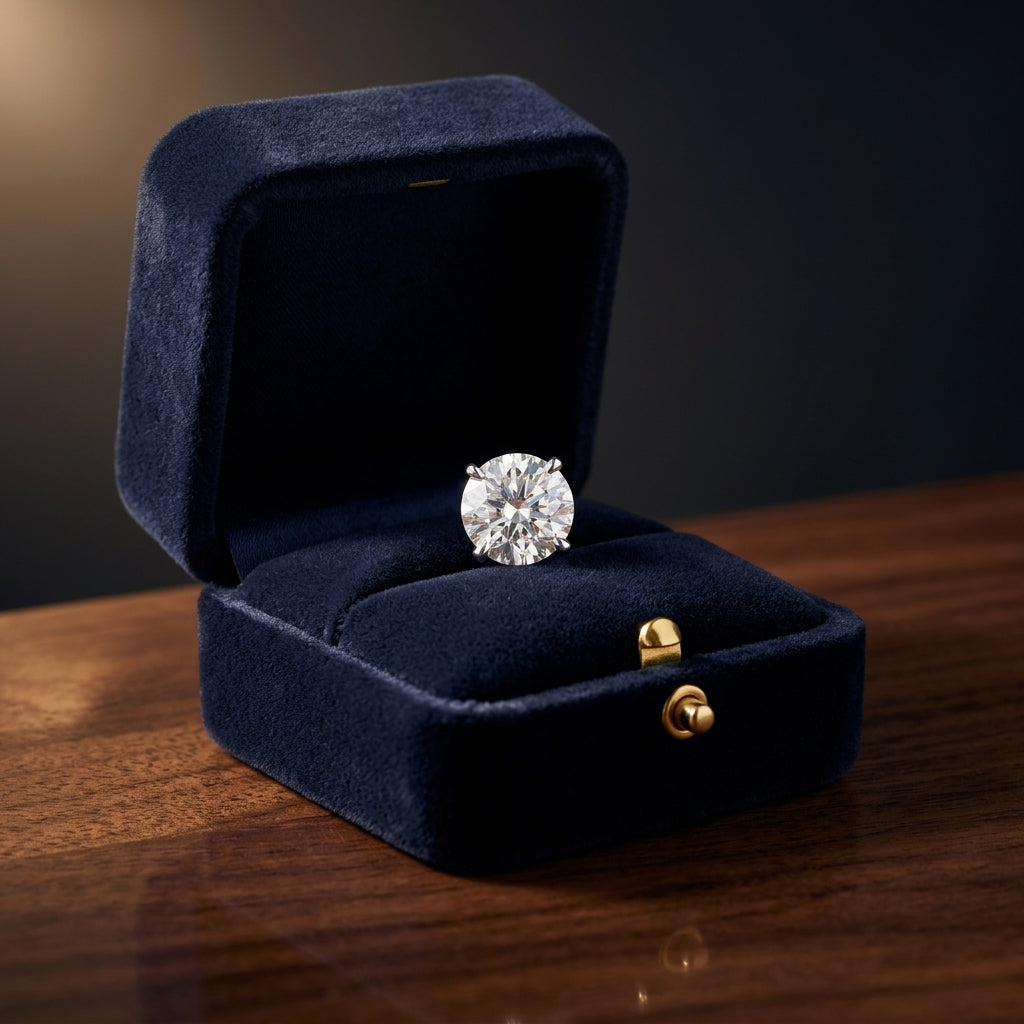 14k White Gold Bezel Set Round Brilliant Diamond Stud Earrings (1.5 Ct. T.w., Si1-si2 Clarity, H-i Color) — gift presentation