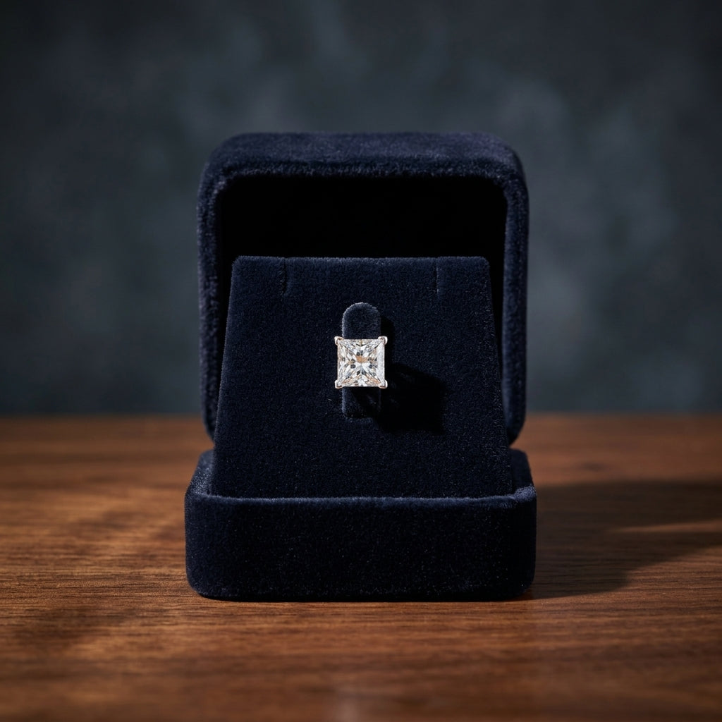 14k White Gold 8-prong Round Brilliant Diamond Stud Earrings (1 Ct. T.w., Si1-si2 Clarity, H-i Color) — gift presentation