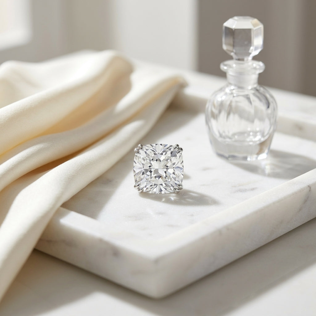 14k White Gold 8-prong Round Brilliant Diamond Stud Earrings (1.06 Ct. T.w., Vs1-vs2 Clarity, H-i Color) — atelier still life