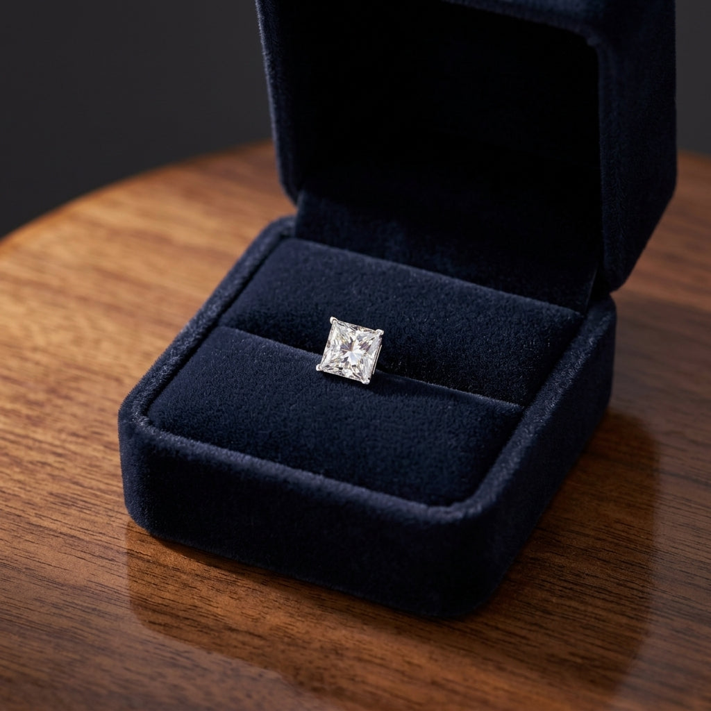 14k White Gold 8-prong Round Brilliant Diamond Stud Earrings (1.47 Ct. T.w., Si1-si2 Clarity, H-i Color) — gift presentation