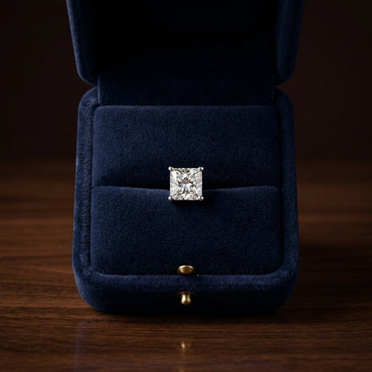 14k White Gold 8-prong Round Brilliant Diamond Stud Earrings (1.48 Ct. T.w., Vs1-vs2 Clarity, H-i Color) — gift presentation