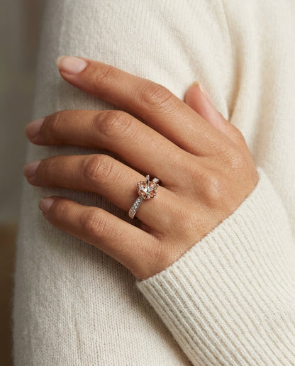 Diamond Wedding Set Ring In 14k  Yellow Gold (3/4 Ct.tw) — editorial close-up
