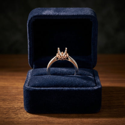 Diamond Wedding Set Ring In 14k  Yellow Gold (3/4 Ct.tw) — gift presentation
