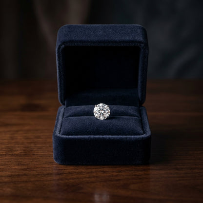 14k Yellow Gold 3-prong Round Brilliant Diamond Stud Earrings (0.75 Ct. T.w., Vs1-vs2 Clarity, F-g Color) — gift presentation