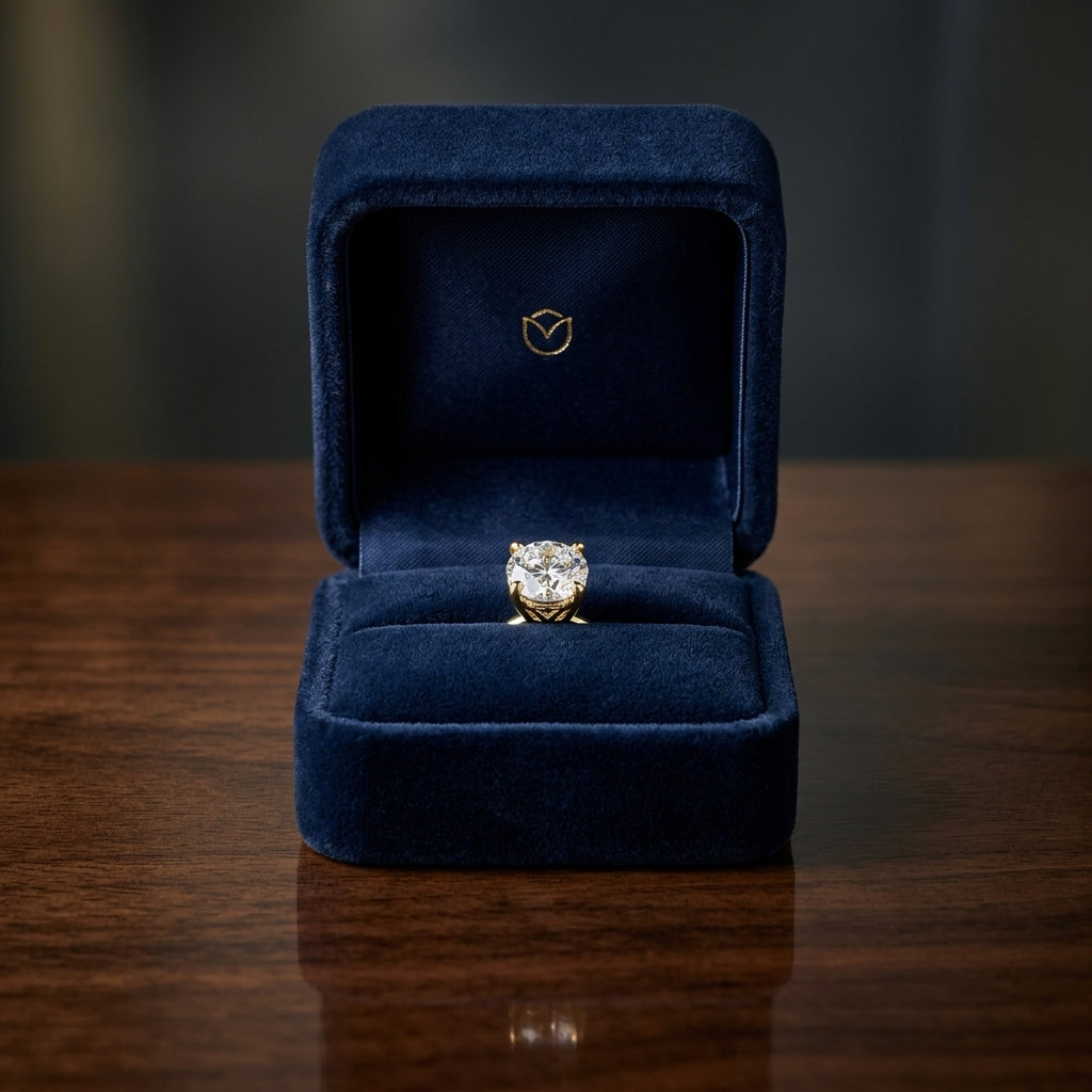 14k Yellow Gold 3-prong Round Brilliant Diamond Stud Earrings (0.75 Ct. T.w., Si1-si2 Clarity, H-i Color) — gift presentation