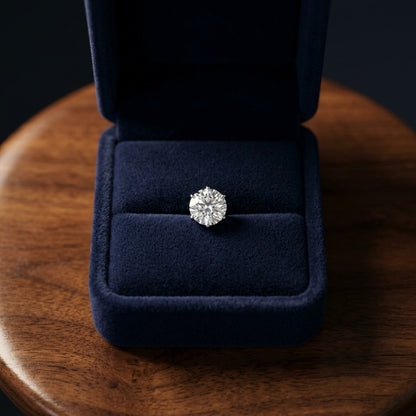 14k Yellow Gold 3-prong Round Brilliant Diamond Stud Earrings (0.75 Ct. T.w., Vs1-vs2 Clarity, H-i Color) — gift presentation
