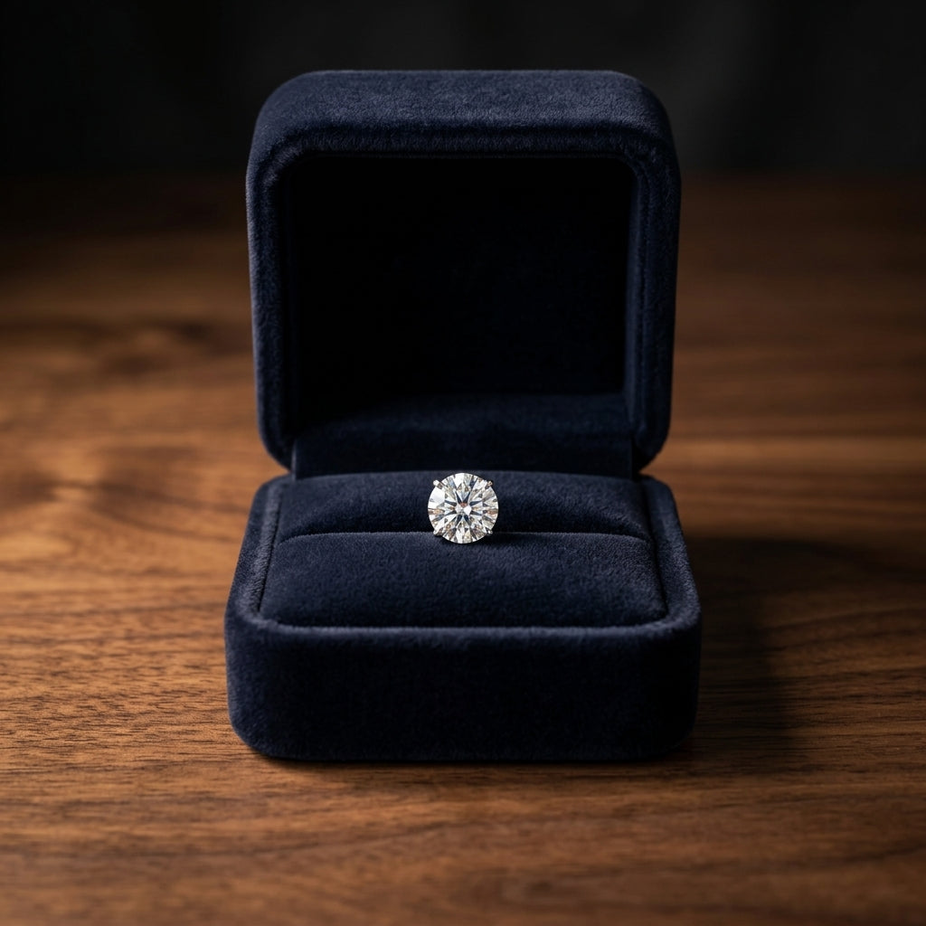 14k Yellow Gold 4-prong Round Brilliant Diamond Stud Earrings (1.06 Ct. T.w., Vs1-vs2 Clarity, F-g Color) — gift presentation