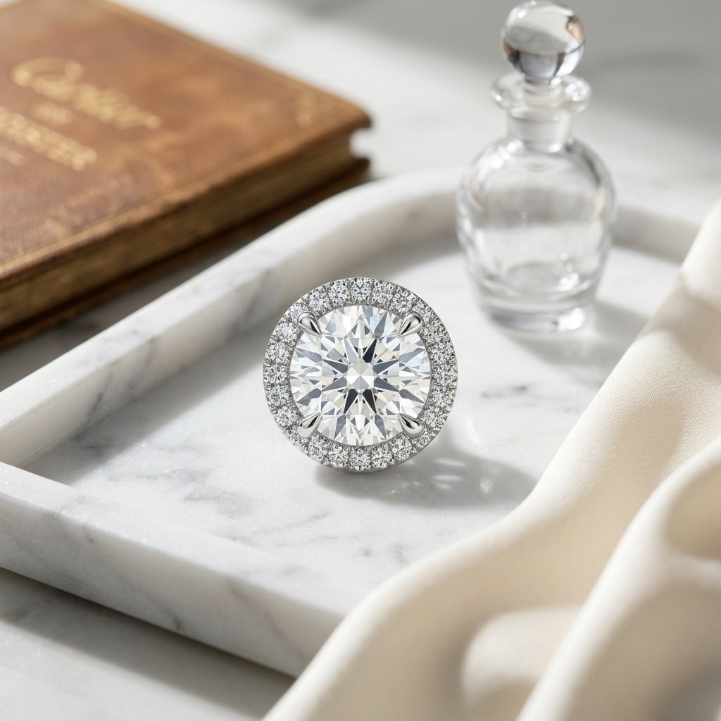 14k Yellow Gold 6-prong Round Brilliant Diamond Stud Earrings (1.06 Ct. T.w., Vs1-vs2 Clarity, F-g Color) — atelier still life